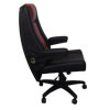 Roller Food cinema seat with red alligator and black leather-et. Available in any color or combination of colors